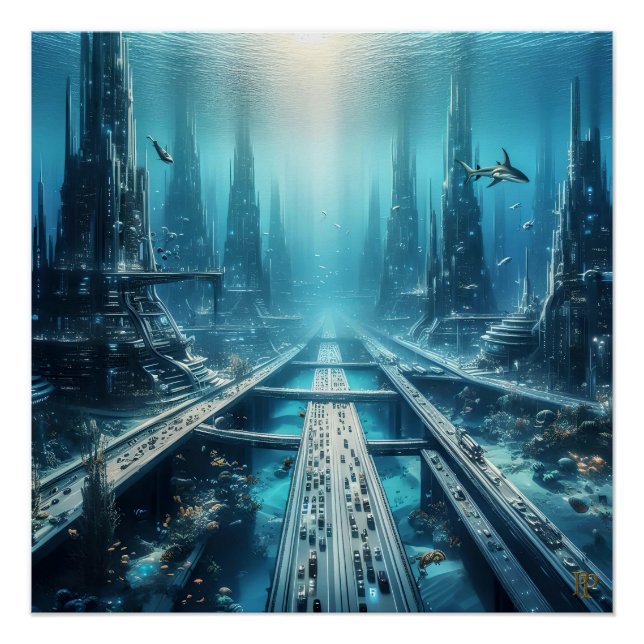 Póster Sociedade Submersa (Frente)