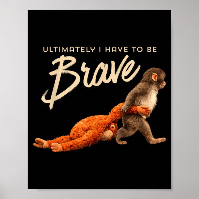 Poster Soco de macaco, em última análise, tem que ser ten (Frente)