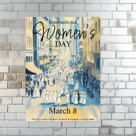 Poster Sofergette internacional do Dia da Mulher