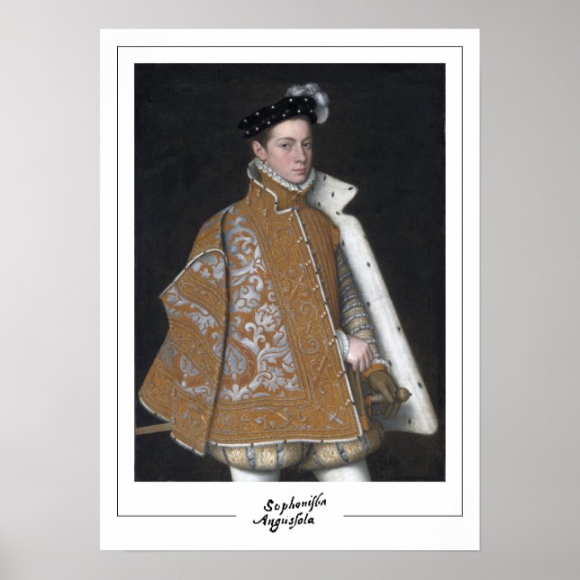 Poster Sofonisba Anguissola Zedign Cartaz de Arte #6 (Frente)