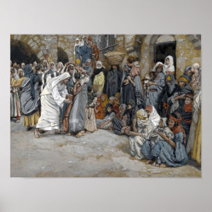Póster Sofra as crianças pequenas para vir até mim
