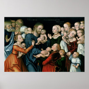 Póster Sofra as crianças pequenas para vir até mim, 153