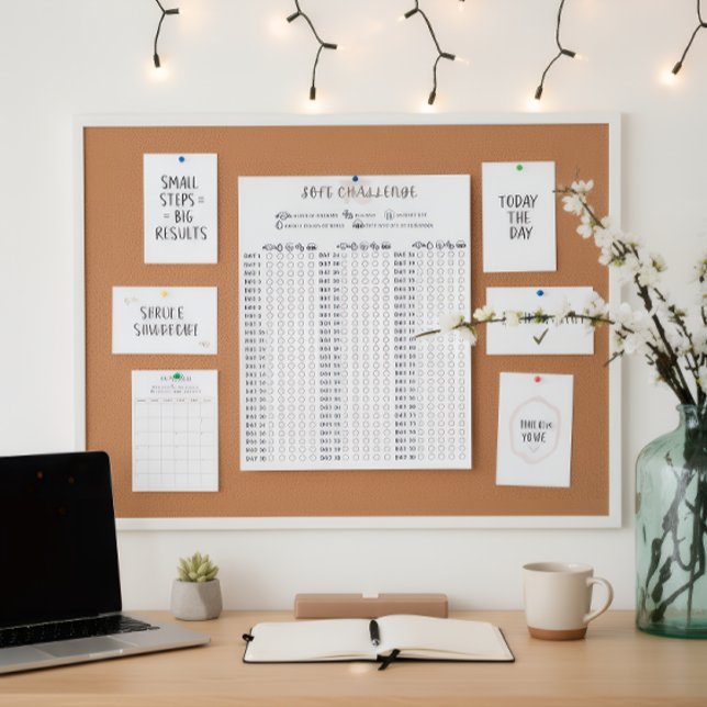 Poster Soft 75 Challenge Habit Tracker (Criador carregado)