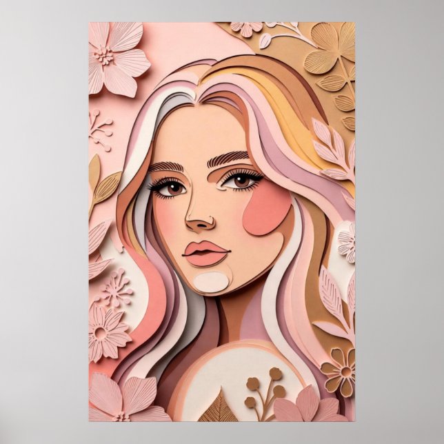 Poster Soft Bloom Muse (Frente)