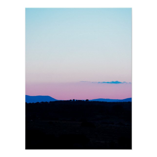 Póster Soft Horizon (Frente)