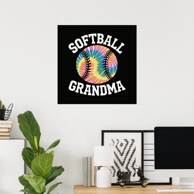 Poster Softball Grandma (Escritório em casa)