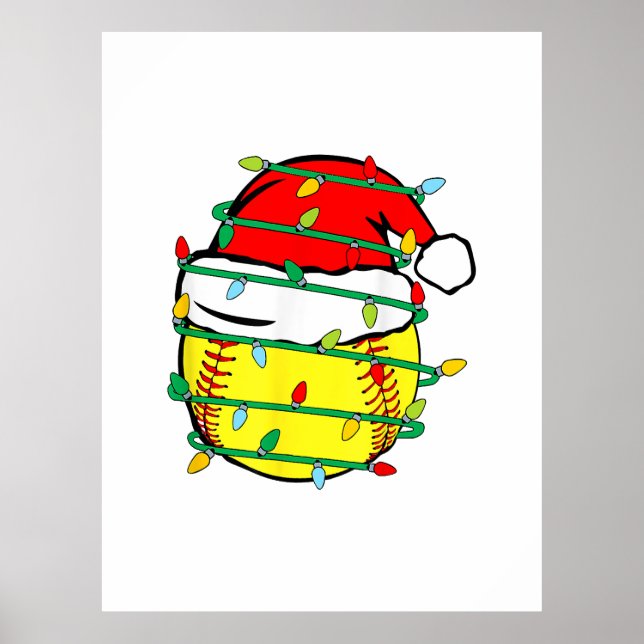 Poster Softbol de Natal  (Frente)