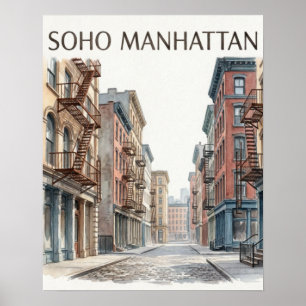 Poster SoHo Manhattan