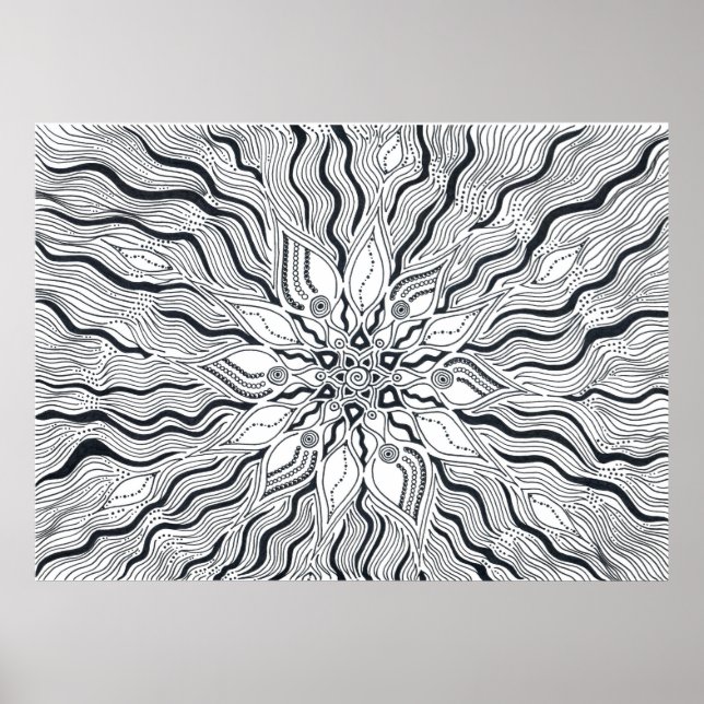 Póster sol central (Frente)