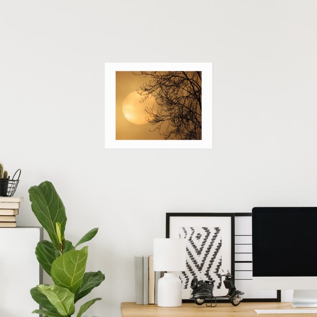 Poster Sol da Manhã Cedo (Escritório em casa)