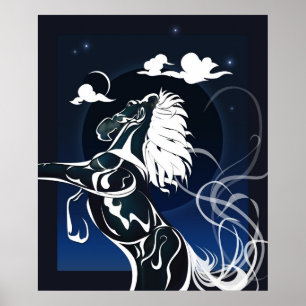 POSTER SOL DE BURACO PRETO
