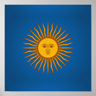 Poster Sol de Mayo argentino