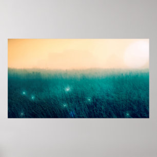 Poster Sol de textura de moagem de transformação