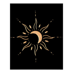 Póster Sol Dourado