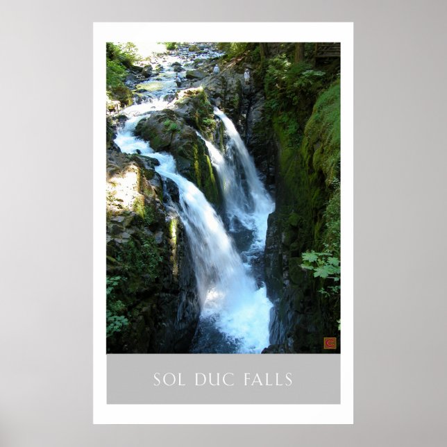 Póster Sol Duc Falls-Impressão (Frente)
