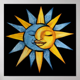 Poster Sol e Lua
