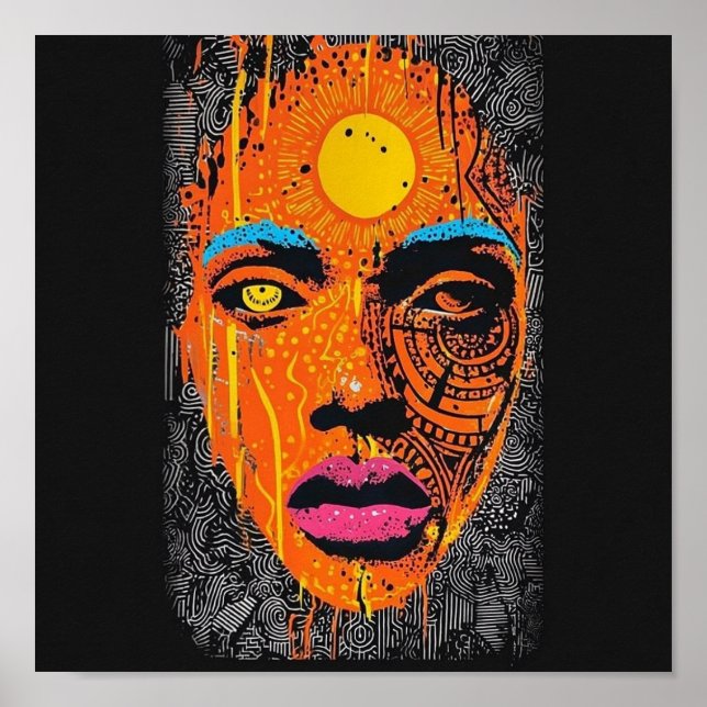 Poster Sol e Lua (Frente)