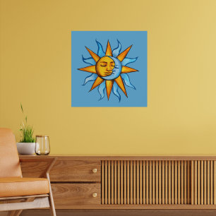 Poster Sol e Lua Sunshine Moon Child