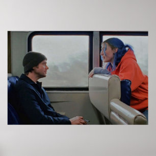 Poster Sol eterno da cena do trem impiedoso