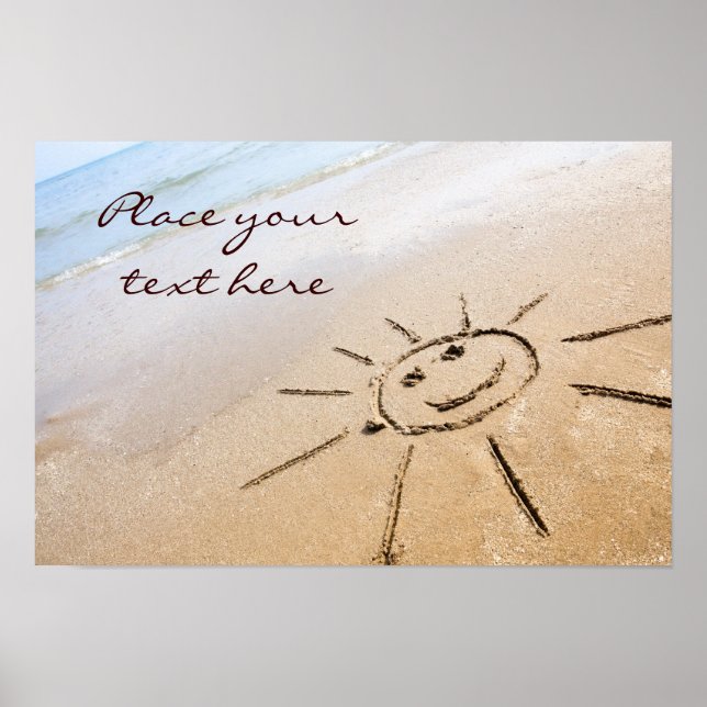 Póster Sol Na Praia (Frente)