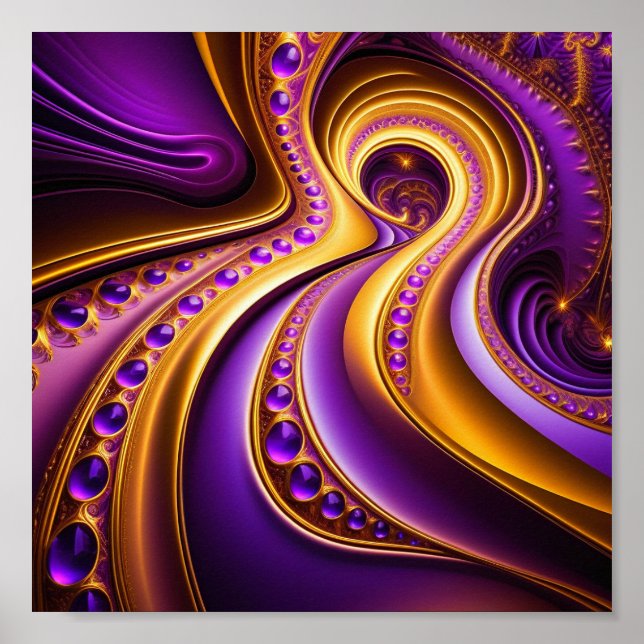 Poster Sol no Deserto Roxo (Frente)