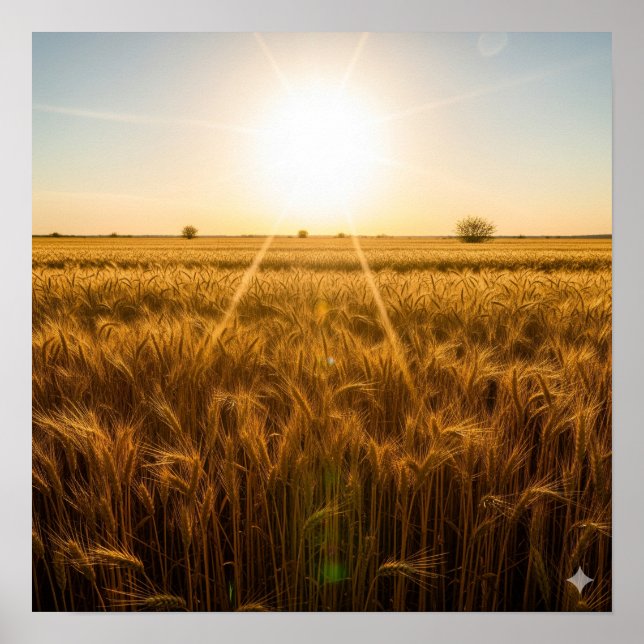 Poster Sol Noontime Intenso (Frente)