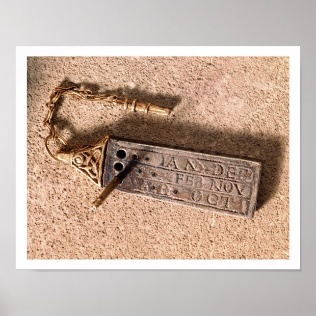 Póster Sol portátil, prata e ouro, século 10 (d (Frente)