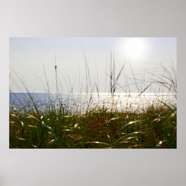 Póster Sol sobre Oceano Atlântico (Frente)