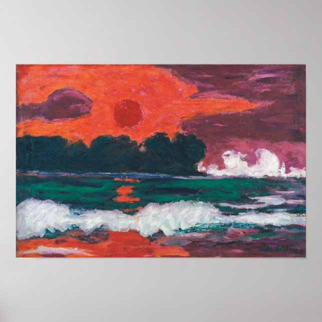 Poster Sol tropical | Emil Nolde | (Frente)