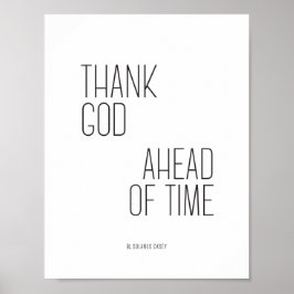 Poster Solanus Casey Obrigado Deus 8,5x11