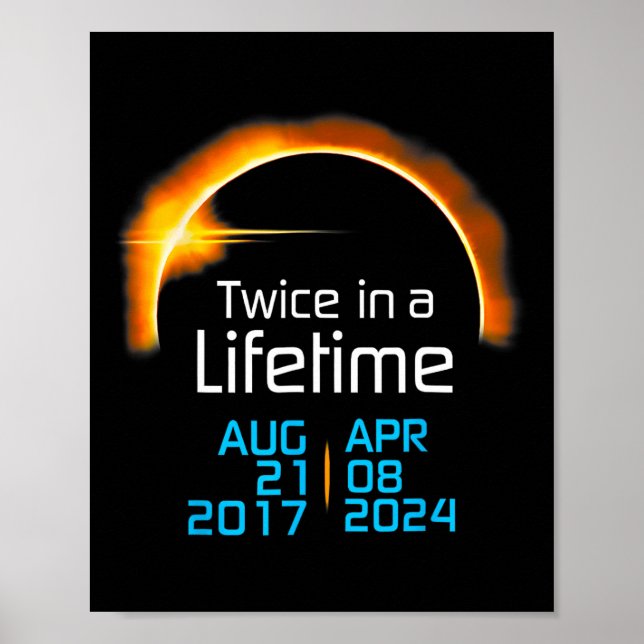 Poster Solar Eclipse 2024 Cute Solar Eclipse Kids Toddler (Frente)