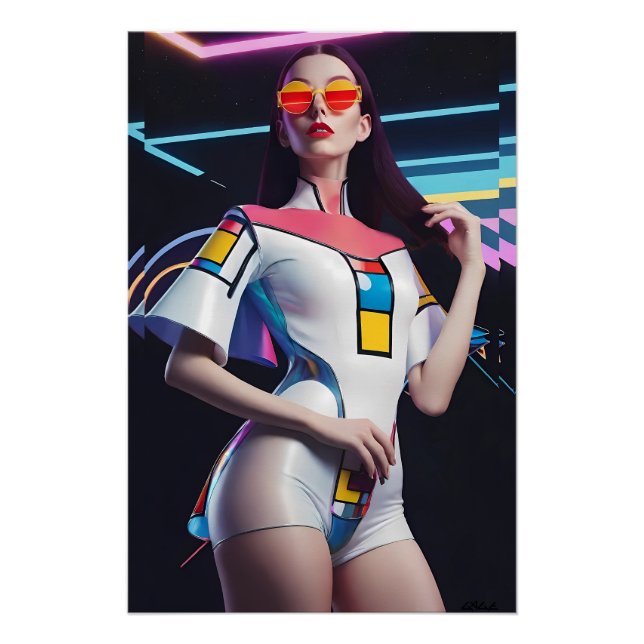 Póster Solar Flair - Ken Gage Art (Frente)