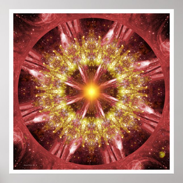 Póster Solar Mandala 12 (Frente)