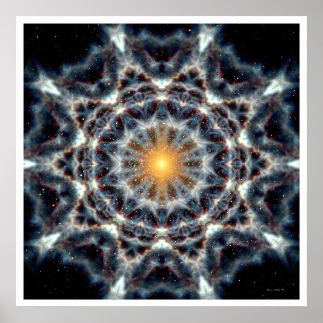 Poster Solar Mandala 4 (Frente)