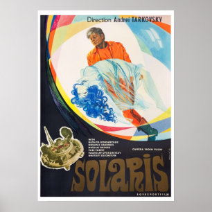 Poster Solaris 1972 Filme Antigo
