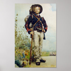 Poster Soldado da era da guerra civil
