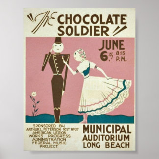 Poster Soldado de Chocolate
