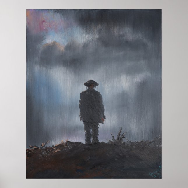 Póster Soldado desconhecido Primeira Guerra Mundial 2014 (Frente)