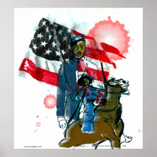 Póster Soldado do búfalo