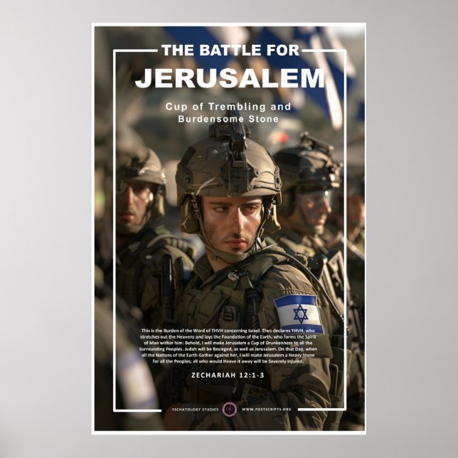 Poster Soldado do IDF (Frente)
