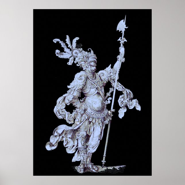 Poster soldado do século XVII (Frente)