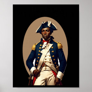 Poster Soldado Revolucionário da Guerra Patriótica Afro-A