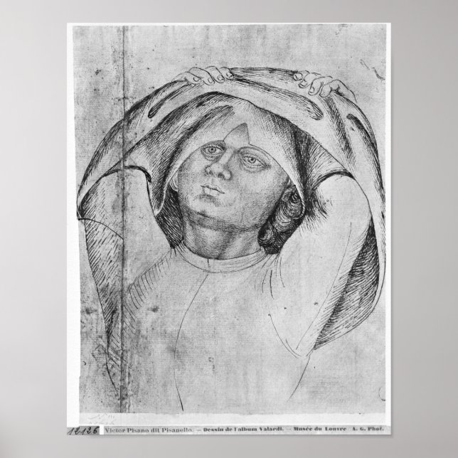 Póster Soldado tirando seu chainmail (Frente)