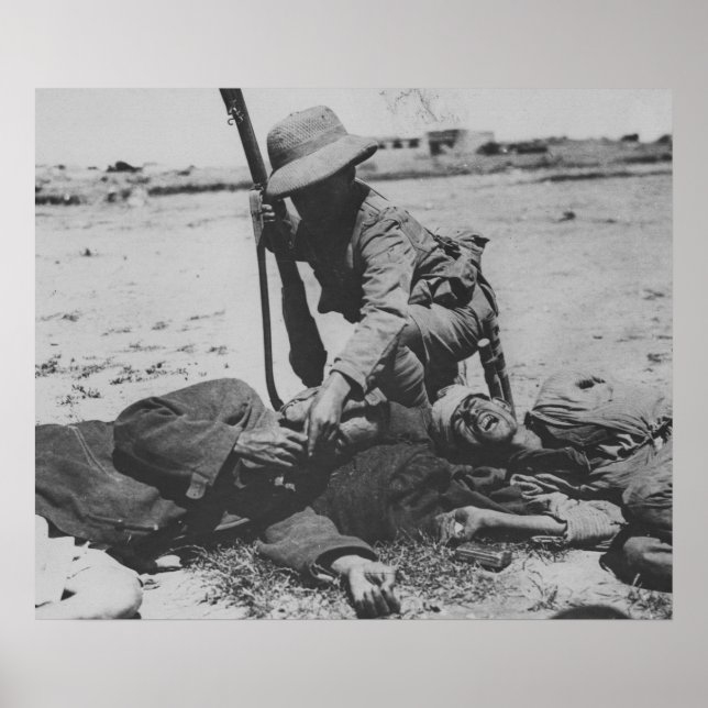 Poster Soldado turco faminto (Frente)