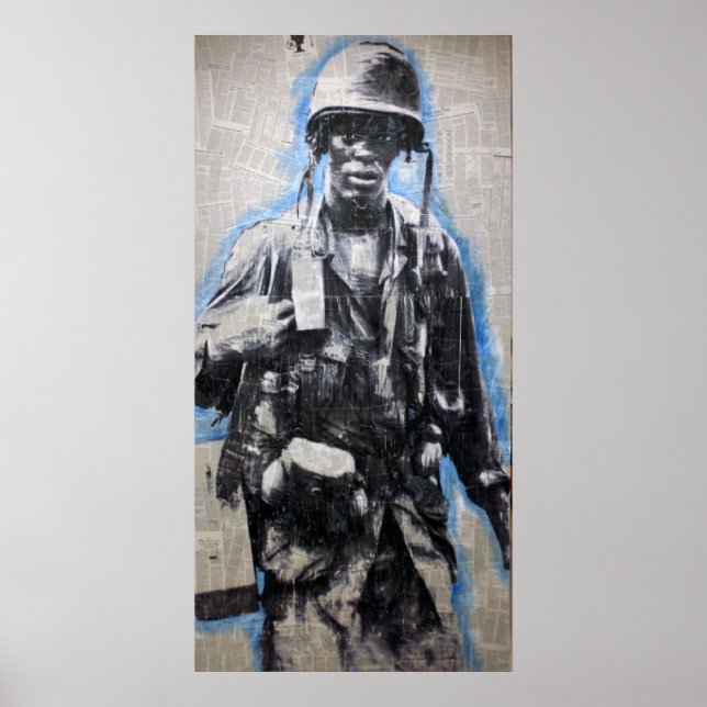 Póster Soldado Vietnã (Frente)