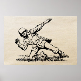 Poster Soldado WWII de 1942