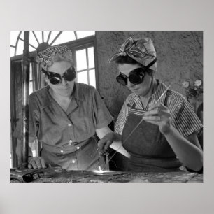 Póster Soldadores das mulheres WW2: 1942