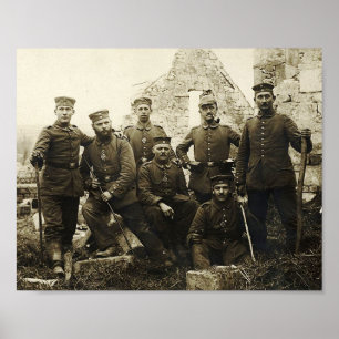 Póster Soldados alemães