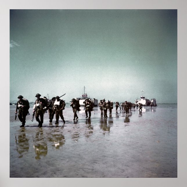 Póster Soldados canadenses (Frente)