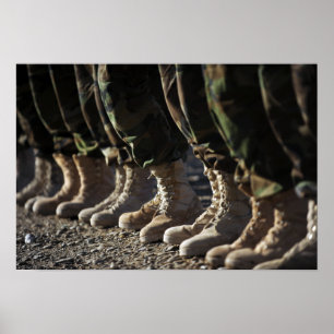 Poster Soldados de Afegão Nacional Exército Ar Corp